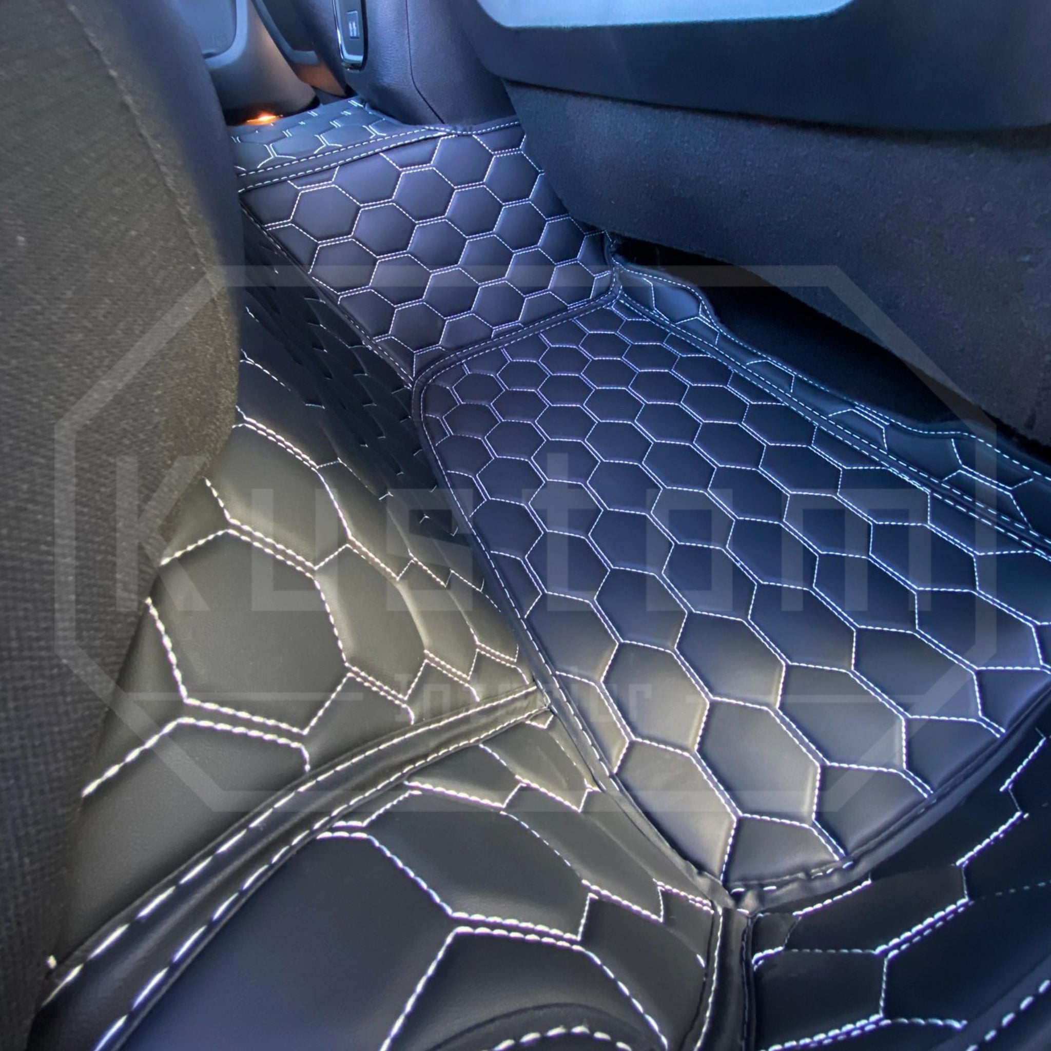 2015-dodge-charger-custom-honeycomb-leather-floor-mat-linersAll Red